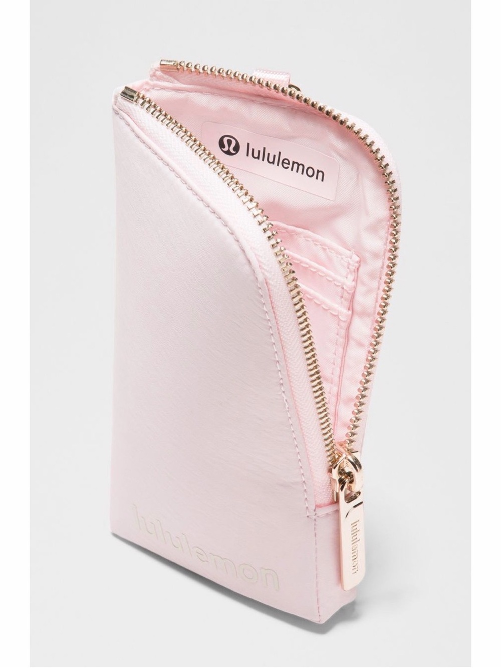 Lululemon Clippable Zip Card Pouch Light Pink
